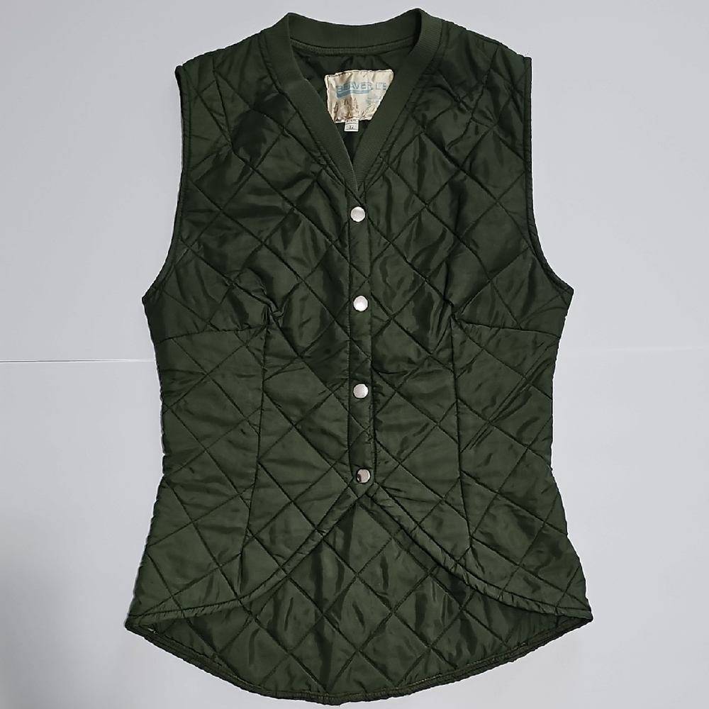 Beaver Ltd Green Quilted Vest